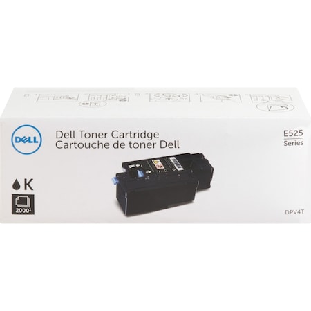 Dell Dell Original Standard Yield Laser Toner Cartridge - Black - 1 Each - 2000 Pages DPV4T